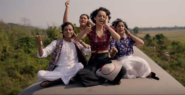 Tippa From Rangoon In The Song Kangana Ranaut Enjoying In Train 'रंगून' के नए गाने 'टिप्पा' में कंगना ट्रेन में कर रही हैं मस्ती