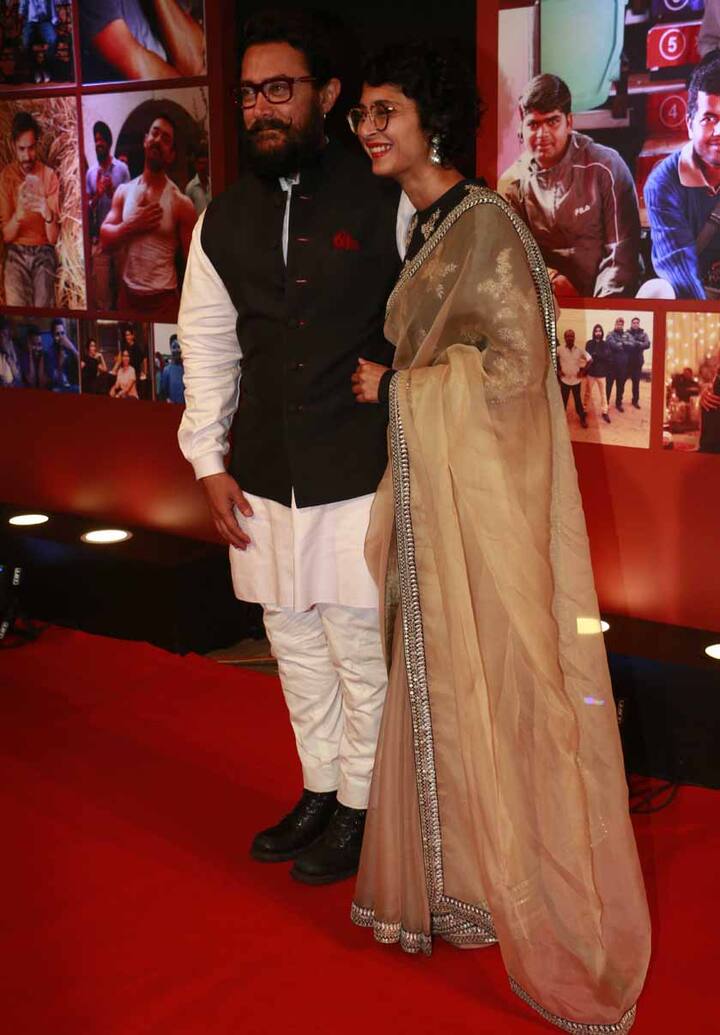 किरन राव ने सब्यसांची की डिजाइनर ड्रेस इस पार्टी के चुना था. (Solaris Image)