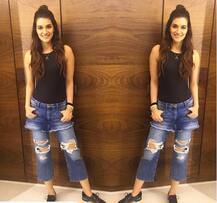 लेटेस्ट फोटोशूट में दिखा कृति सैनन का डेनिम लुक 