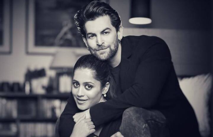 नील नितिन मुकेश और  रुक्मिणी  सहाय (तस्वीर: द वेडिंग स्टोरी-फेसबुक पेज)