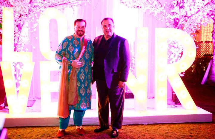 नितिन मुकेश और एक्टर राजीव कपूर.