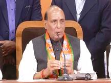 हम सिर्फ सरकार बनाने के लिए नहीं, यूपी निर्माण के लिए लड़ रहे हैं: राजनाथ सिंह