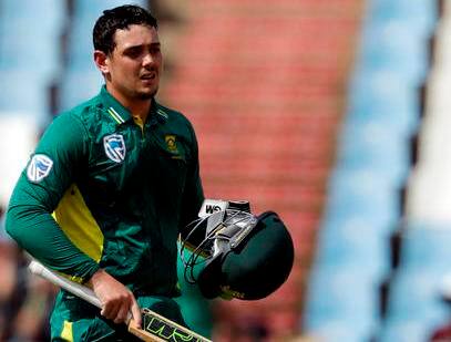 इस मुकाबले में जहां क्विंटन डी कॉक सबसे तेज 12 शतक लगाने वाले दुनिया के पहले खिलाड़ी बन गए हैं. क्विंटन डी कॉक ने यह कारनामा वनडे क्रिकेट की 74वीं इनिंग में पूरा किया.