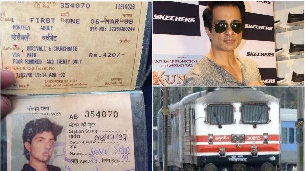 Bollywood Actor Sonu Sood Shares His Mumbai Local Memories मुंबई लोकल ट्रेन का पहला पास देख यादों में खोए सोनू सूद