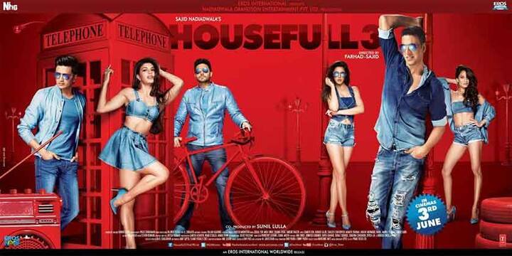 5. हाउसफुल 3 : 2 जून 2016 को रिलीज हुई अक्षय की फिल्म ‘हाउसफुल 3’ ने बॉक्स ऑफिस पर कुल 109.14 करोड़ की कमाई की थी. इस फिल्म को साजिद-फरहाद ने डायरेक्ट किया था. इसमें अक्षय के साथ रितेश देशमुख, अभिषेक बच्चन, जैकलीन फर्नांडिस, नरगिस फाखरी और लीजा हेडन मुख्य भूमिका में थे.