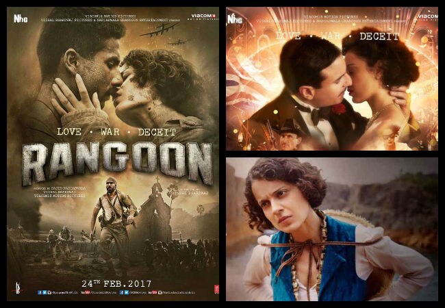 Movie Review Rangoon Kangana Ranaut Shahid Kapoor Saif Ali Khan Vishal Bharadwaj Star Rating मूवी रिव्यू: रंगून