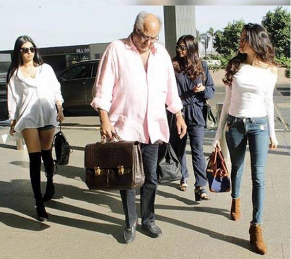  आपको बता दें कि अबू धाबी में श्रीदेवी और उनका परिवार अनिल कपूर के भांजे की शादी में अबू धाबी पहुंचा था.