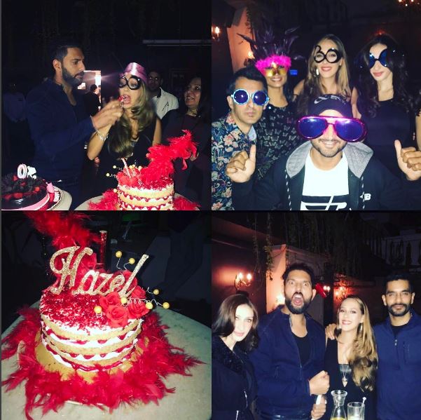 युवराज ने कुछ इस अंदाज में सेलिब्रेट किया हेजल का बर्थडे, देखें तस्वीरें...