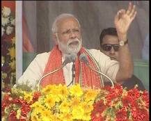 मिर्जापुर में राहुल-अखिलेश पर बरसे मोदी, कहा यूपी में भ्रष्टाचार खत्म करने के लिए SP-BSP और कांग्रेस का खात्मा जरुरी\'