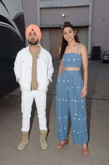 तस्वीरों में: साथ नज़र आए फिल्म फिलौरी के सितारे अनुष्का और दलजीत