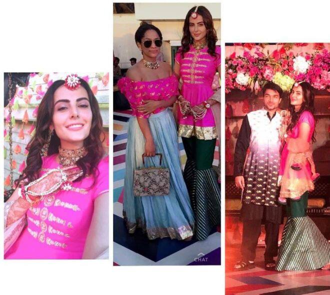 एक्स बिग-बॉस कंटेस्टेंट और बॉलावुड अभिनेत्री मंदना करीमी ने भारतीय रीति-रिवाज से शादी रचाई है. मंदना-गौरव की शादी समारोह में कई बड़े सितारों ने हिस्सा लिया. शाहिद कपूर पत्नी मीरा राजपूत के साथ शादी में पहुंचे. शाहिद मीरा के अलावा तुषार कपूर, आफताब शिवदासानी, एक्स बिग-बॉस कंटेस्टेंट बानी जे और गौहर खान भी शादी में समारोह में पहुंचे. आगे तस्वीरों में देखिए कौन-कौन दिग्गज हस्ती मंदना-गौरव की शादी में शामिल हुए...(फोटो क्रेडिट- इंस्टाग्राम)