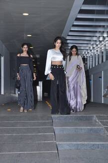 बेटी खुशी और जहानवी के साथ डिनर पर गईं श्रीदेवी