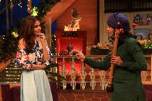 \'द कपिल शर्मा शो\' के सेट पर पहुंचीं अनुष्का शर्मा, जम कर पर मचा धमाल