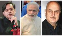 मोदी को लेकर ट्विटर पर शशि थरूर से भिड़े अनुपम खेर, यूज़र्स ने किया ट्रॉल!