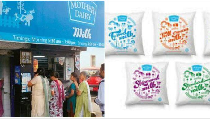 Mother Dairy Increrased Milk Prices Upto 2 Rupees Per Liter मदर डेयरी ने दूध के दाम 2 रुपये प्रति लीटर तक बढाए