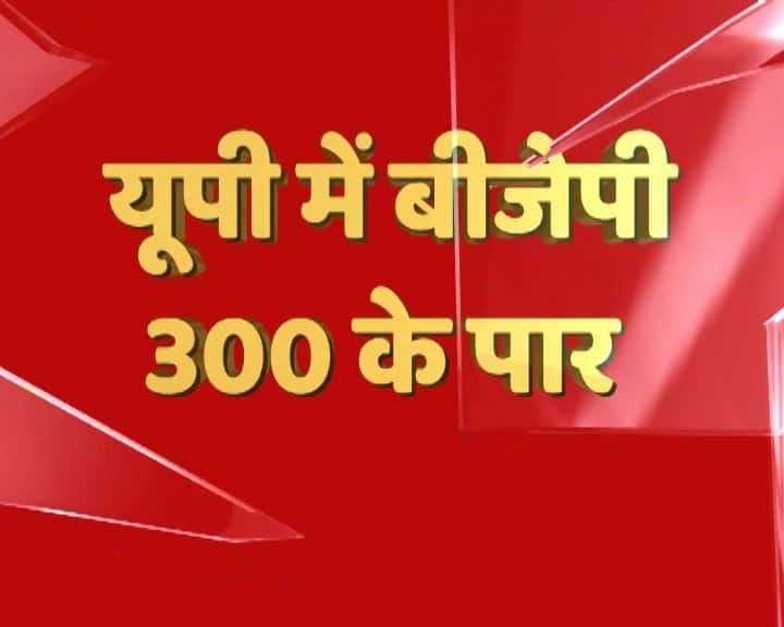 यूपी में बीजेपी ने रचा इतिहास, 300 सीटों पर चल रही है आगे. इस लहर नही सूनामी कहेंगे.