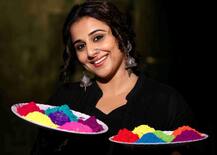 क्या आपने देखी विद्या बालन की होली की तस्वीरें!