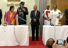 मणिपुर: बीजेपी नेता एन बीरेन सिंह बने मुख्यमंत्री, गवर्नर नजमा ने दिलाई शपथ