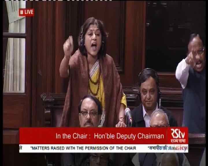 \'बच्चों की तस्करी\' पर रुपा गांगुली का राज्यसभा में हंगामा, स्पीकर की चेयर तक पहुंची