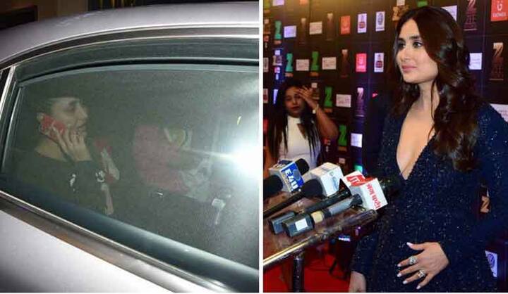 तस्वीरों में आप देख सकते हैं कि करीना अपने बेबी तैमूर के साथ कहीं जा रही हैं. 