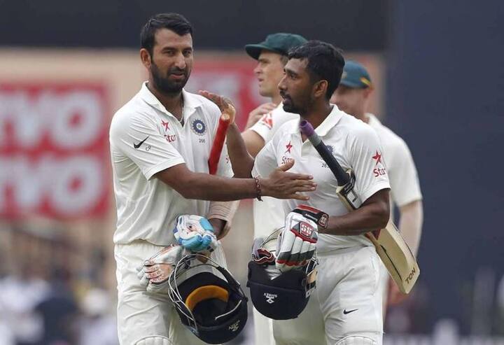 इससे पहले भारत ने चेतेश्वर पुजारा (202) की मैराथन पारी के अलावा रिद्धिमान साहा (117) की जुझारू पारी के साथ जडेजा (नाबाद 54), मुरली विजय (82) और लोकेश राहुल (67) की अर्धशतकीय पारियों के दम पर आस्टेलिया के विशाल स्कोर को पार कर बढ़त हासिल की.