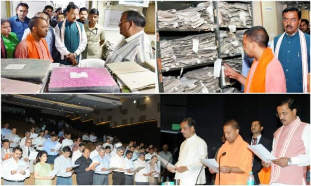 यूपी के मुख्यमंत्री आदित्यनाथ योगी को पदभार संभाले अभी 72 घंटे भी नहीं हुए हैं लेकिन इससे पहले ही योगी पूरी तरह एक्शन के मूड में नजर आ रहे हैं. रविवार को शपथग्रहण के बाद से ही अवैध बूचड़खानों पर शिकंजा कसने और एंटी रोमियो स्क्वॉड के गठन के बाद सीएम ने ऑफिसों का औचक निरीक्षण किया.