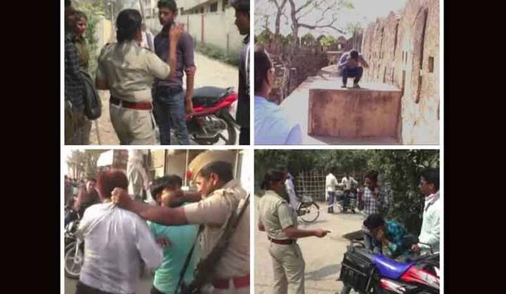 यूपी (उत्तर प्रदेश) पुलिस की मर्दानियों का डंडा यूपी में मनचलों पर चल रहा है. तस्वीरों में आप कइयों को कान पकड़ कर अपनी गलतियों के लिए माफी मांगते देख सकते हैं. 
