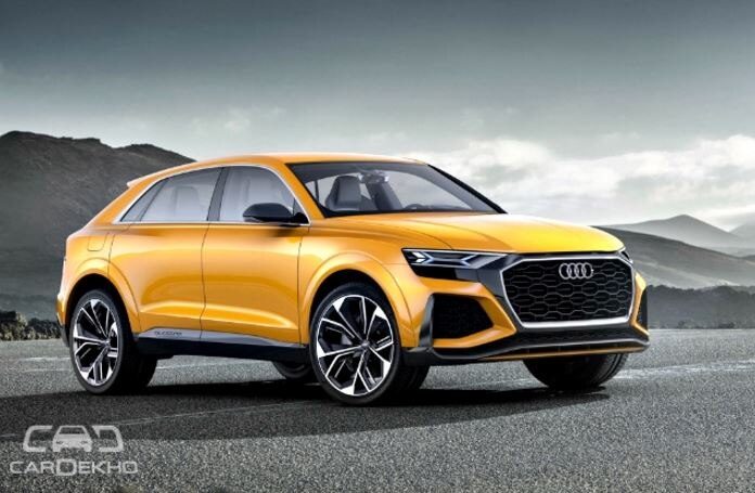 Audi Showcases Q8 Sport Concept ऑड क य प ट र ल एसय व फ ल ट क म चल ग 1200 क ल म टर