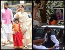 PICS: पिता की तेरहवीं पर अभिषेक और आराध्या के साथ पहुंची ऐश्वर्या राय, बिग बी भी आए नज़र