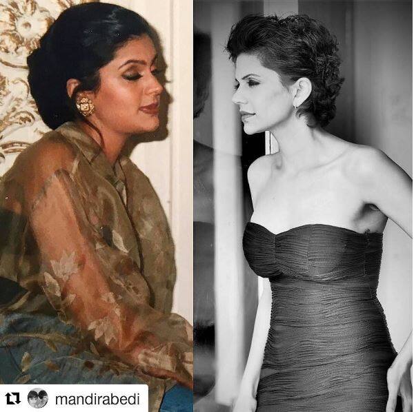 वहीं फेमिना ने ही अपनी टाइमलाइन पर एक और तस्वीर पोस्ट की है जिसमें आप मंदिरा बेदी की तब और अब की तस्वीरें देख सकते हैं. 1995 में आई सदाबहार फिल्म दिलवाले दुल्हनिया ले जाएंगे का हिस्सा रहीं मंदिरा बेदी की ये तस्वीरें बताती हैं कि वे बीतते समय के साथ यंग एंड बोल्ड होती चली गई हैं.