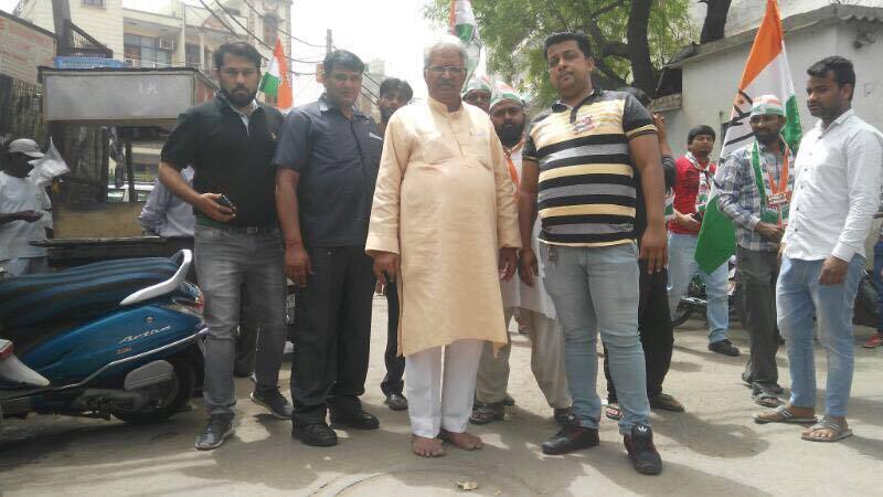 Delhi Congress Leaders Bhishma Pratigya दिल्ली में कांग्रेस नेता की 