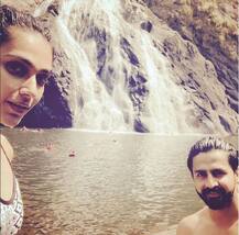 एक्ट्रेस आकांक्षा सिंह गोवा में कुछ यूं एंजॉय कर रही हैं हॉलिडे, देखें तस्वीरें