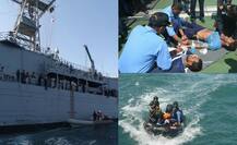 इंडियन कोस्टगार्ड ने बचाई दो पाकिस्तानी नौसैनिकों की जान, समुद्र में पलट गई थी बोट