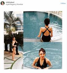 नितिभा कौल ने इंस्टाग्राम पर शेयर की पूल पिक्स!