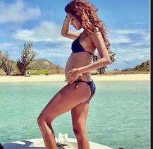 लीजा हेडन ने बिकनी में बेबी बंप की तस्वीरें सोशल मीडिया पर अपलोड की