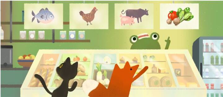 लोमड़ी अपने दोस्तों से धरती को हरा भरा कैसे बनाएं और कैसे पेड़ों का संरक्षण करें इसको लेकर बातचीत करती है.