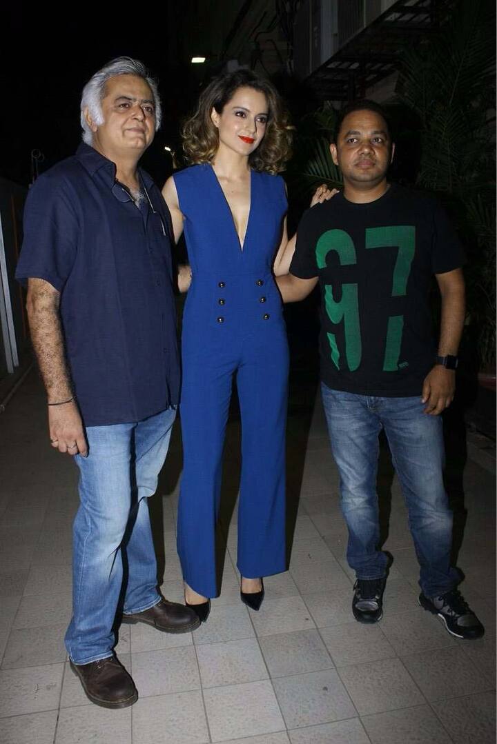 शूट समाप्त होने के बाद फिल्म की टीम के जमकर मस्ती की. इस दौरान फिल्म के डाइरेक्टर हंसल मेहता भी मौजूद थे.