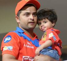 सुरेश रैना का मैच देखने स्टेडियम जा पहुंची बेटी ग्रेसिया, देखें तस्वीरें