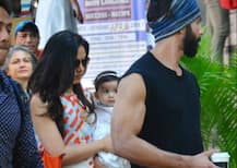 पत्नी मीरा और बेटी मिशा के साथ लंच डेट पर गए शाहिद कपूर, सोशल मीडिया पर तस्वीरें वायरल