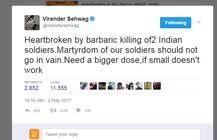 छोटे हमलें नहीं, पाकिस्तान को बड़ी खुराक की ज़रूरत: वीरेंदर सहवाग