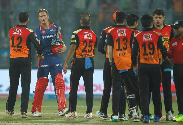 कोरे एंडरसन और युवा ब्रिगेड की शानदार पारियों की मदद से दिल्ली डेयरडेविल्स ने लगातार हार का सिलसिला तोड़ते हुए हैदराबाद को छह विकेट से हराकर आईपीएल के प्लेआफ चरण की दौड़ में खुद को बनाये रखा है.