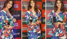 सैमसंग गैलेक्सी एस8 के लॉन्च में पहुचीं वाणी कपूर 