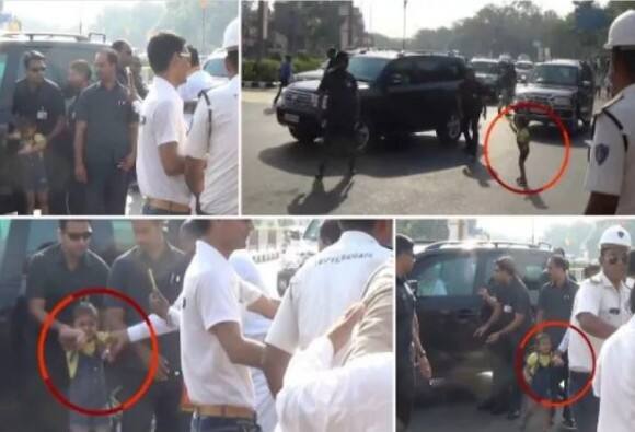 आखिरकार उन्होंने पीएम मोदी के काफिले को ढूंढ़ निकाला. जब एक जगह पर पीएम मोदी का काफिला रुका हुआ था तभी अचानक एक बच्ची पीएम मोदी की गाड़ी की तरफ दनादन दौड़ती दिखाई पड़ी. मोदी के काफिले की तरफ दौड़ती बच्ची को देखकर मौके पर तैनात सुरक्षाकर्मी चौकन्ने हो गए और हरकत में आ गए.