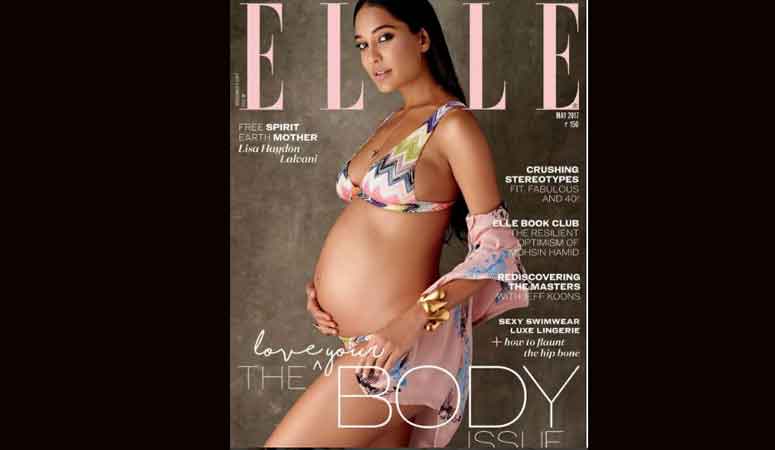 लीज़ा हेडेन ने ELLE मैगज़ीन के लिए कराया बेबी बंप फ़ोटोशूट!
