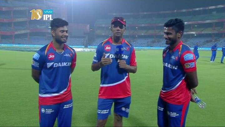 दमदार तरीके से गुजरात लायंस के खिलाफ अपनी आतिशी पारी के दम पर दिल्ली को जीत दिलाने वाले रिषभ और संजू को लेकर कोच द्रविड़ ने कई अहम बाते कही हैं. सभी तस्वीरें सौजन्य: IPL(BCCI)