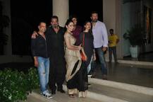 आने वाली फिल्म भूमि की पार्टी में रोमांटिक अंदाज़ में दिखे संजय और मान्यता!