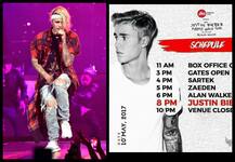 तीन बजे खुलेगा गेट और 8 बजे स्टेज पर होगी जस्टिन बीबर की एंट्री, यहां है- लाइव कंसर्ट का पूरा शेड्यूल