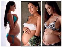 प्रेग्नेंसी के दौरान भी इंटरनेट पर \'खलबली\' मचा रही हैं लीसा हेडन की ये तस्वीरें...! 