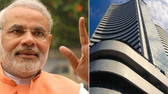 मोदी सरकार के फैसले का बड़ा असर, सेंसेक्स और निफ्टी की रिकॉर्ड ओपनिंग BSE Sensex soars to life-time high of 33,117.33, NSE Nifty scales historic 10,340.55 mark मोदी सरकार के फैसले का बड़ा असर, सेंसेक्स और निफ्टी की रिकॉर्ड ओपनिंग