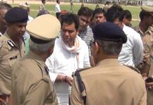 मथुरा हत्याकांड : DGP के साथ मृतकों के परिजनों से मिलें मंत्री श्रीकांत शर्मा, कहा- अपराधी बख्शे नहीं जाएंगे